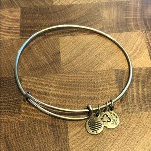 Plain Alex and Ani filler bangle